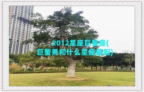 2012星座巨蟹座(巨蟹男和什么星座最配)