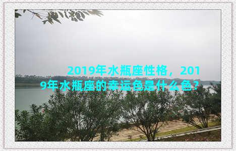 2019年水瓶座性格，2019年水瓶座的幸运色是什么色？