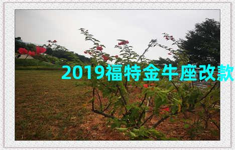 2019福特金牛座改款