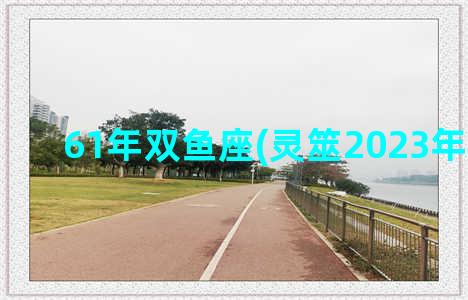 61年双鱼座(灵筮2023年双鱼座)