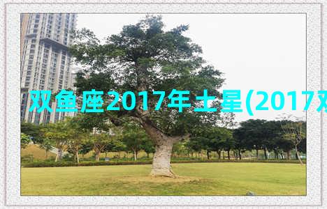 双鱼座2017年土星(2017双鱼座运势)