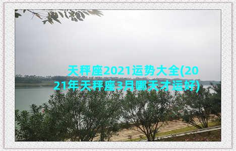 天秤座2021运势大全(2021年天秤座3月哪天才运好)