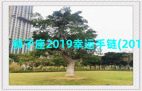 狮子座2019幸运手链(2019年狮子座)